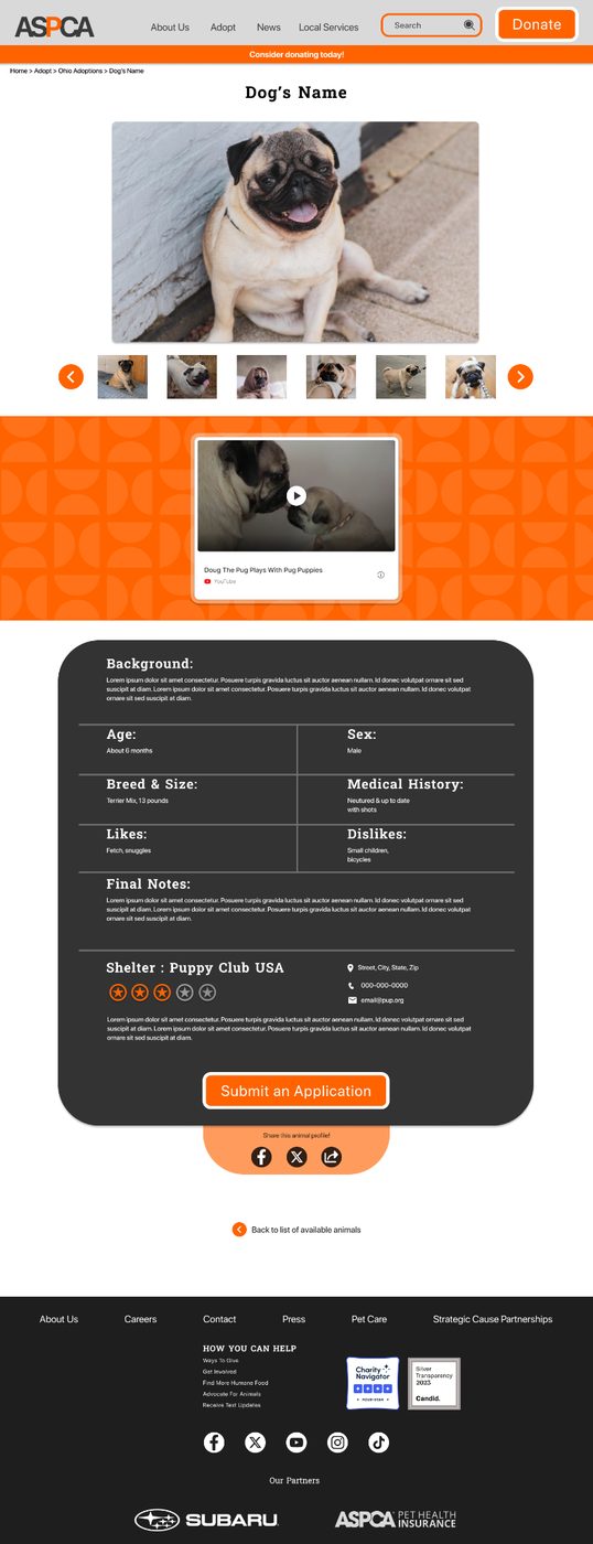 UX and web design work thumbnail