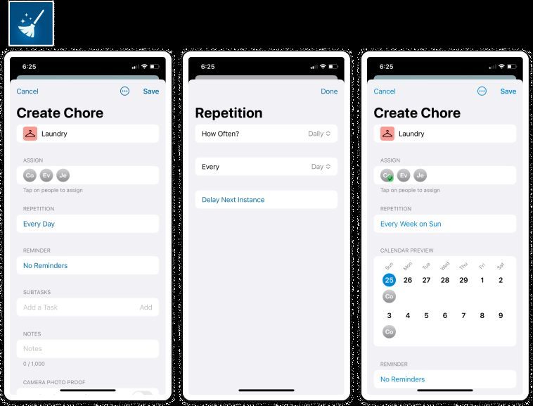 Chorsee app competitor screenshots