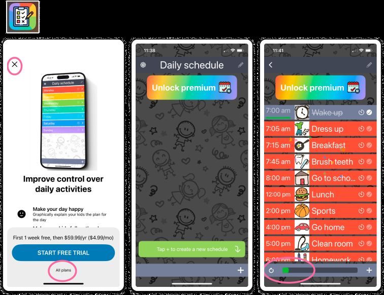 Homey app competitor screenshots
