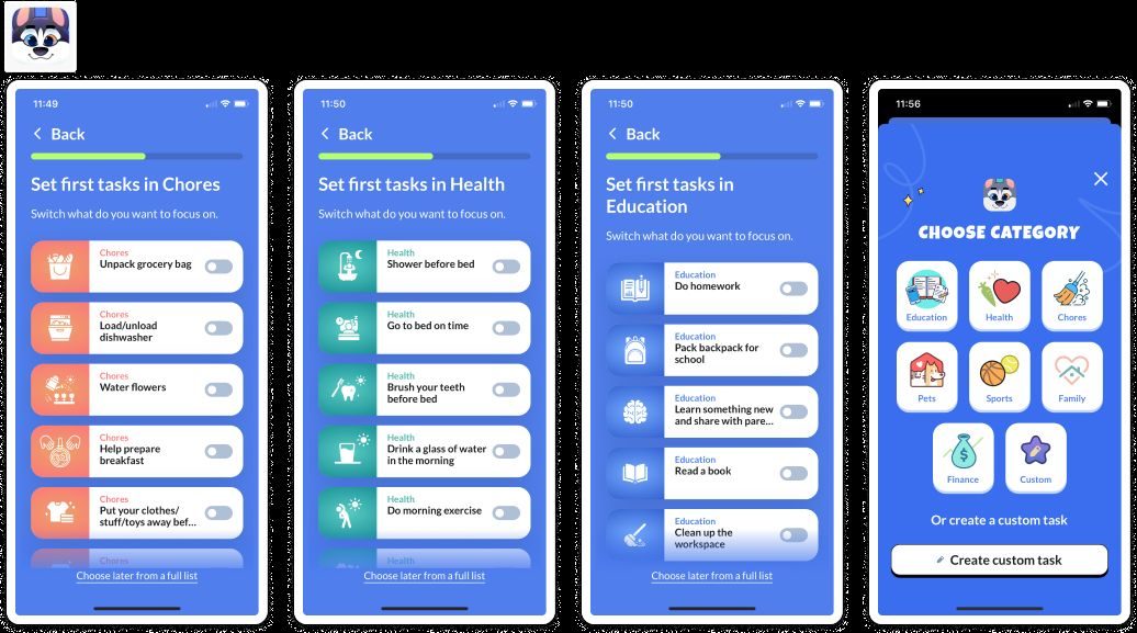 Levelty app competitor screenshots