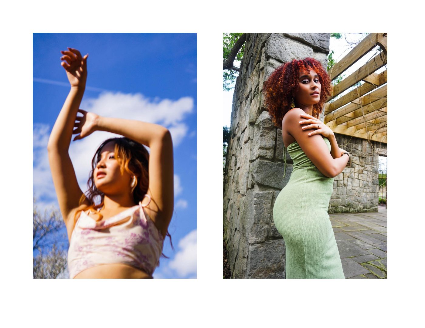 Editorial photography, styled fashion shoot