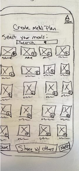 Wireframe sketch 3